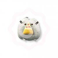 Мягкая игрушка «Пушин с пиццей» 15 см