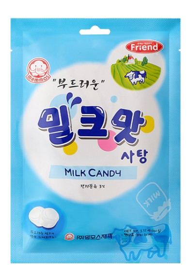 Карамель MAMMOS "Milk Candy" леденцовая молочная 100 г