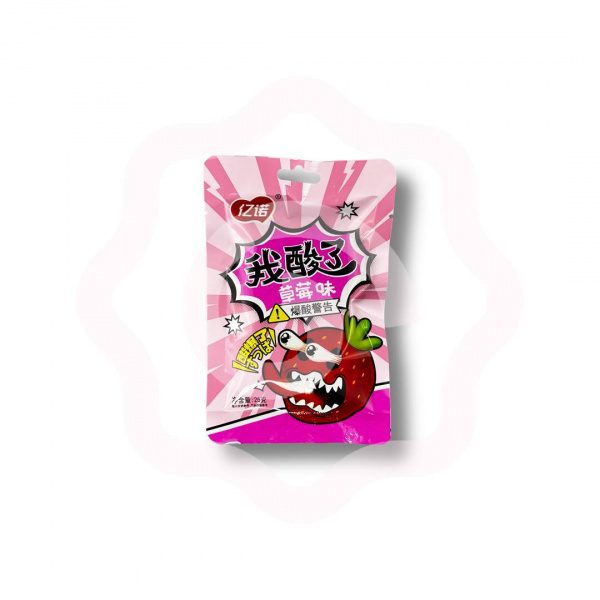 Карамель IZI "Crazy Fruits" со вкусом спелой клубники 25 г