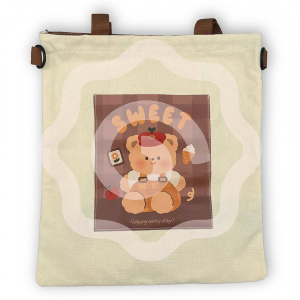 Сумка шоппер "Sweet bear" (35х35 см)