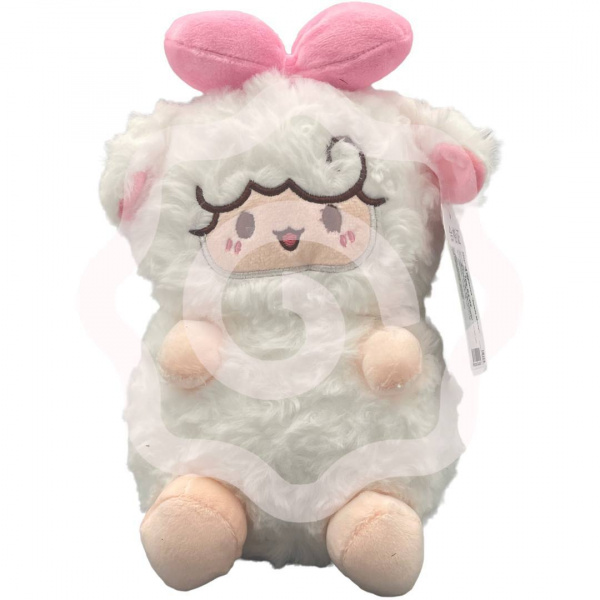 Мягкая игрушка «Sweet sheep» розовый бантик 20 см