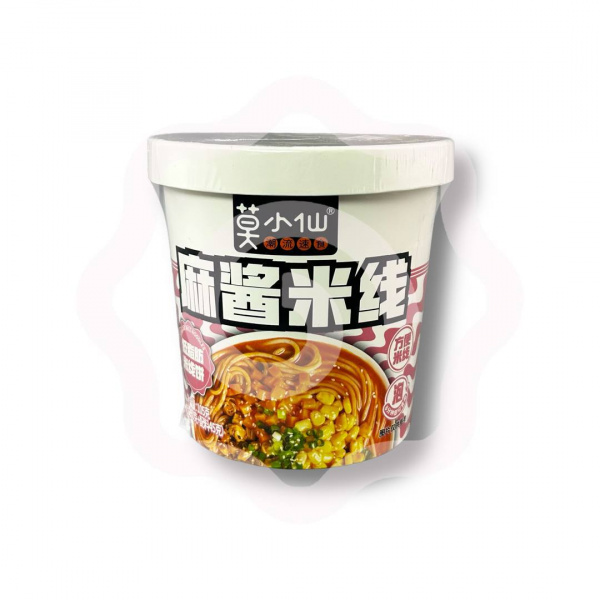 Лапша MO XIAO XIAN рисовая  с кунжутным соусом 105 г