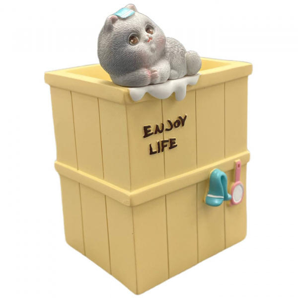 Подставка для канцелярских принадлежностей «Enjoy life» 8,5 см