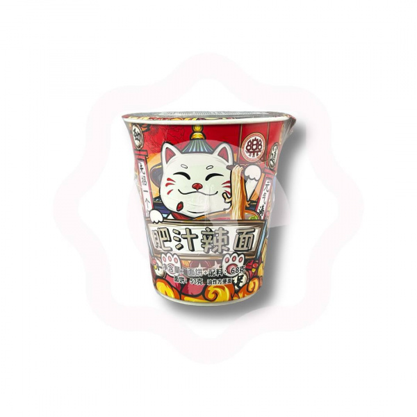 Лапша LE RAMEN MEOW "Рамен" со вкусом говядины острая 68 г