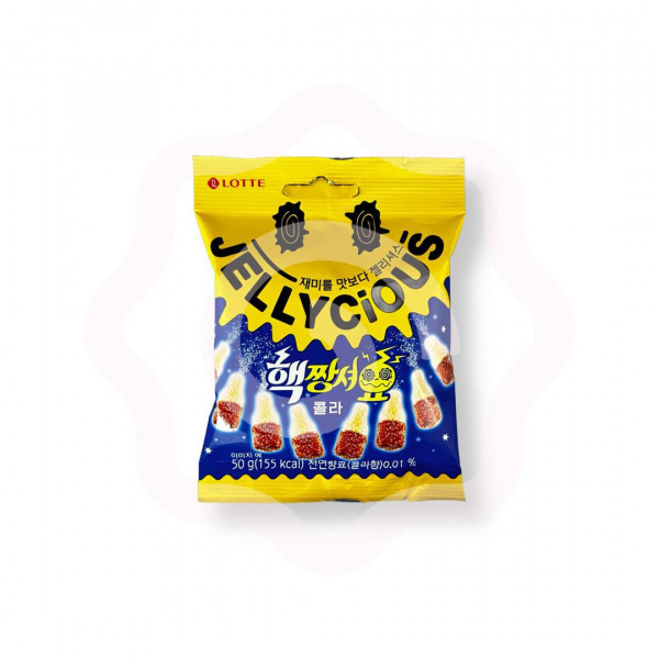 Мармелад LOTTE "Super Sour Cola Jelly" со вкусом колы 50 г