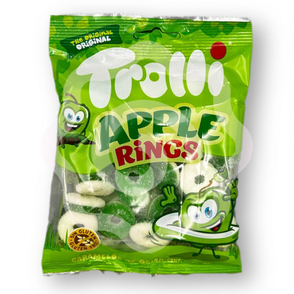 Мармелад жевательный TROLLI "Яблочные колечки" 100 г
